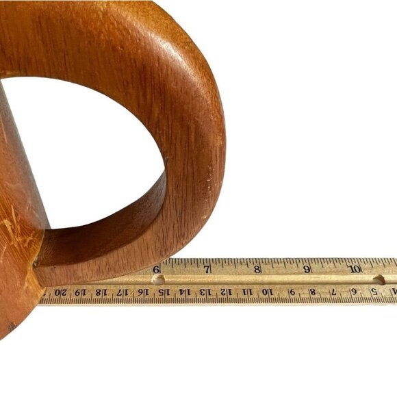 Vintage Hawaiian Wooden Tiki Mug Souvenir From Waikiki By Aloha Treasures - Picture 11 of 11